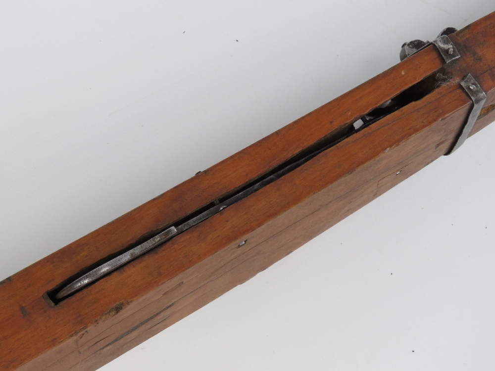 A c1850s Matchlock rifle known as a torr - Image 4 of 6