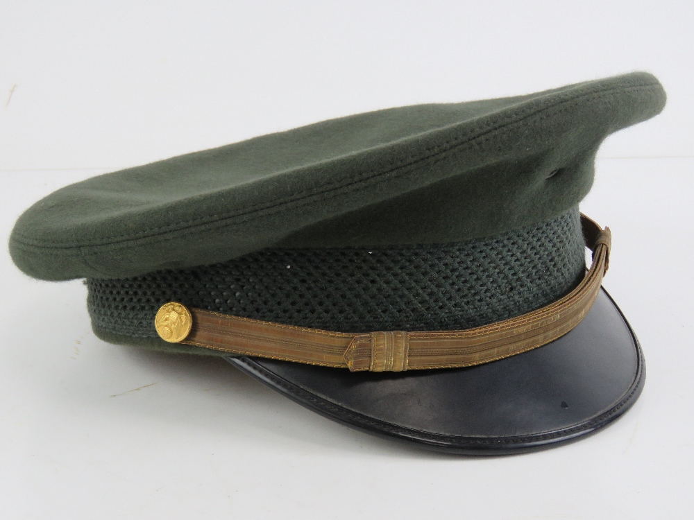 A US Military officers peaked cap made b