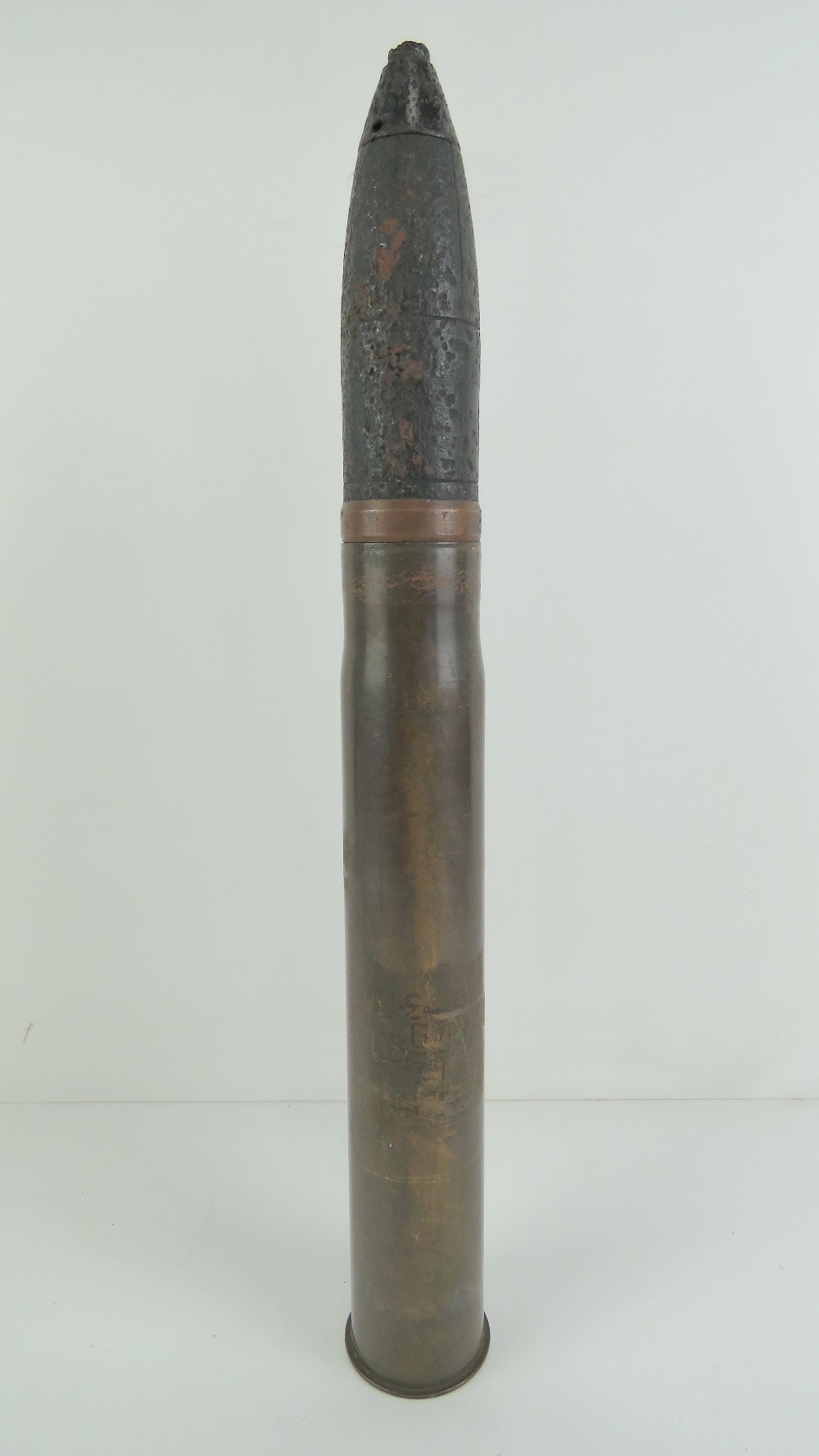 An inert WWII Russian 40mm shell with he