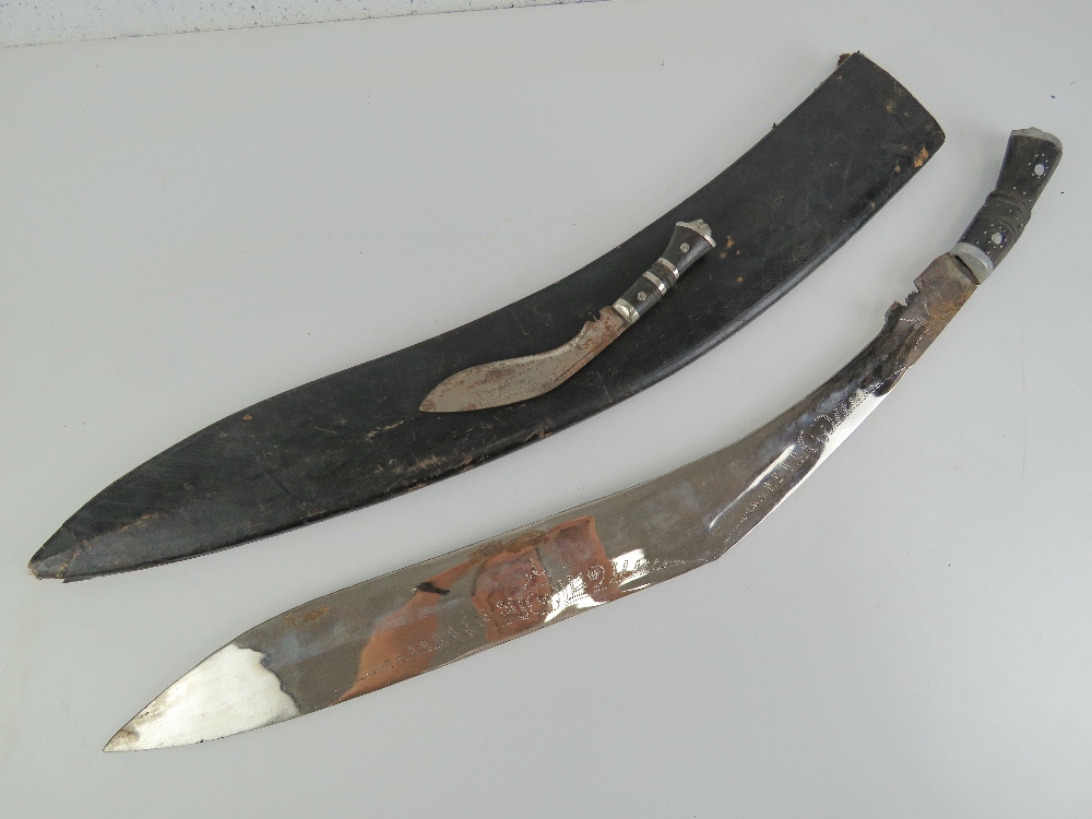 An oversized Gurkha Kukri having 71cm bl