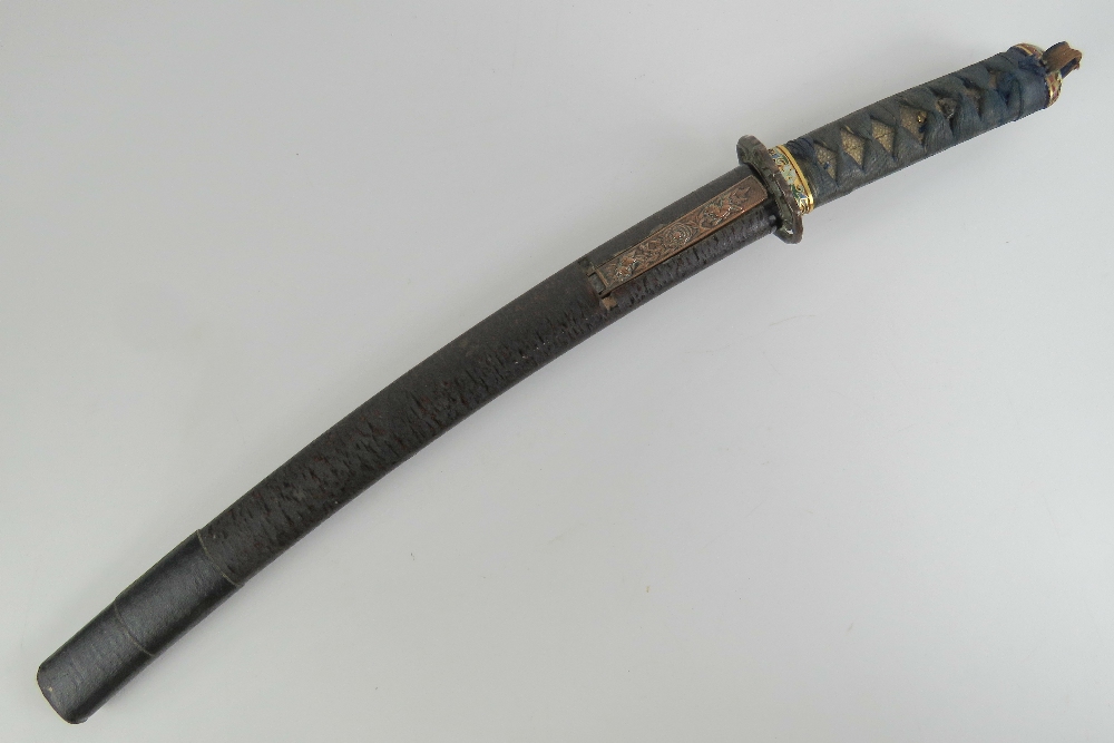 Tanto 18th century Mumei unsigned knife - Image 5 of 8