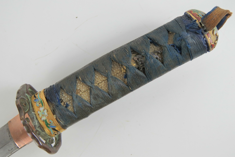 Tanto 18th century Mumei unsigned knife - Image 2 of 8