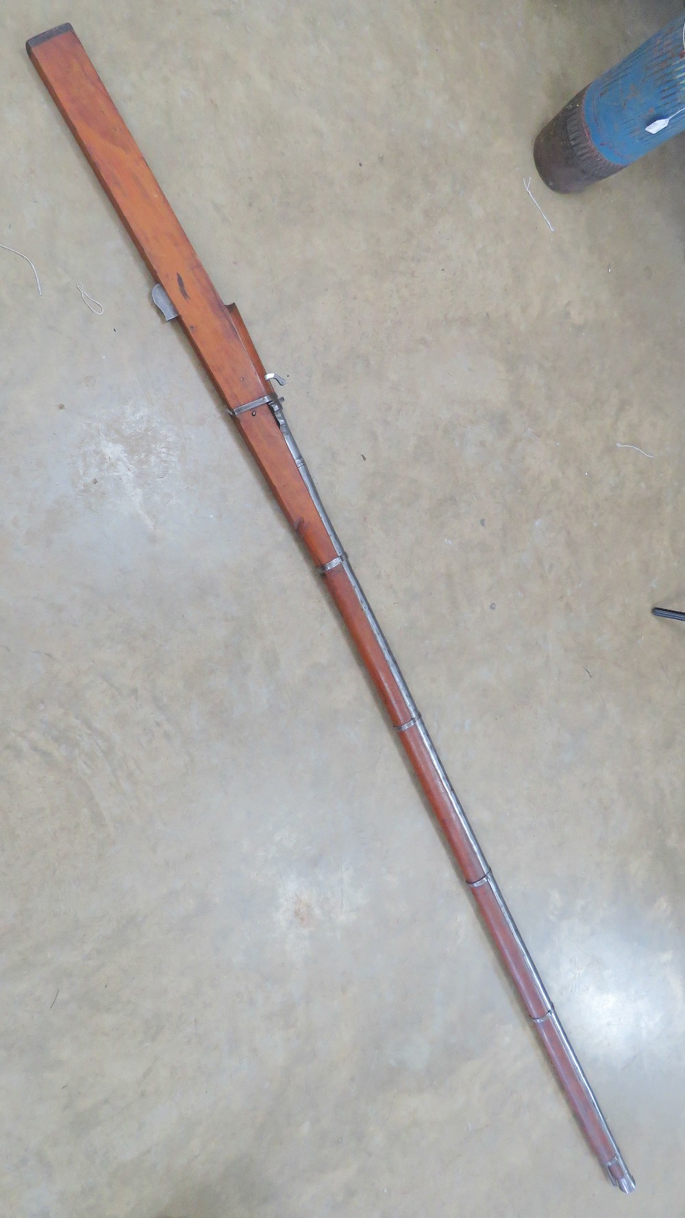 A c1850s Matchlock rifle known as a torr