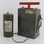 Inert TNT training aid explosives.