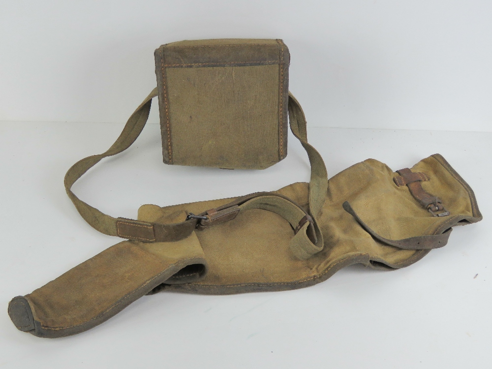 A ZB26-30 canvas gun cover and magazine pouch. - Image 2 of 2