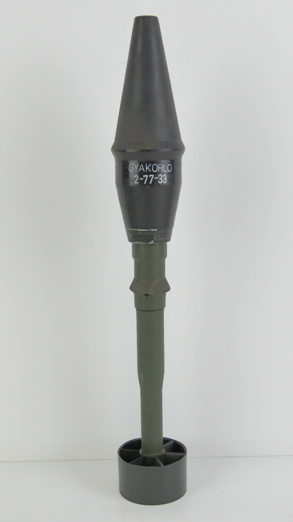 An inert AK Rifle grenade.