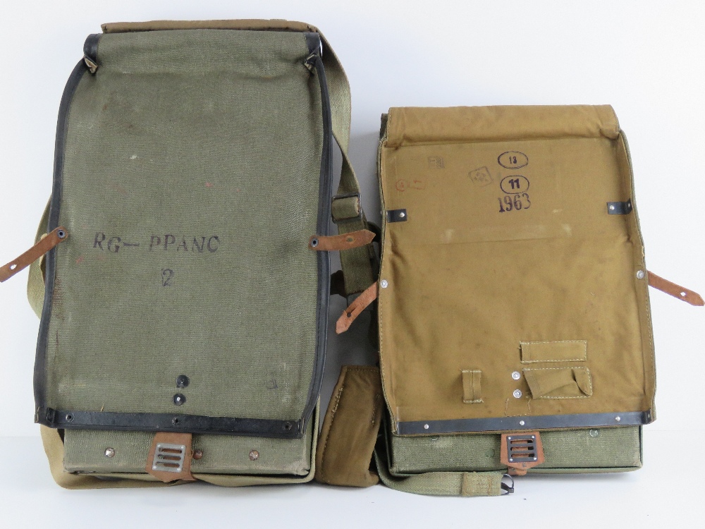 A Soviet military Cold War RPG-2 and RP-7 rocket launcher back pack with straps. - Image 6 of 6