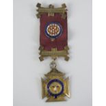 The Royal Antediluvian Order of Buffaloes (RAOB);a HM silver and enamel jewel medal,