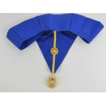Masonic; A Craft Grand Rank undress collar having sword bearer assistant jewel upon.
