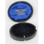 Masonic; a late 19th / early 20th century fitted leather case by G.