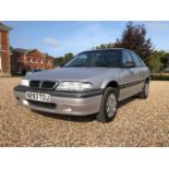 A 1995 Rover 220 SLi, ONLY 22575 MILES! Buyers premium 8% + VAT.