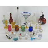 A quantity of assorted glassware includi