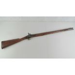 An obsolete calibre 1861 British Enfield cadet rifle.