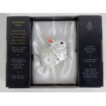 Royal Crown Derby Paperweight; a Collectors Guild Exclusive 'Bunny', gold stopper or button,