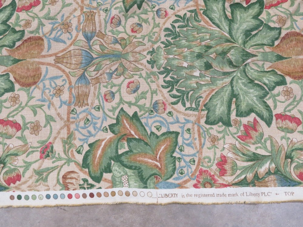 Liberty; Artichoke pattern fabric measuring 140 x 130cm. - Image 3 of 4