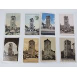 A quantity of vintage postcards and photo cards of the Clock Tower of St Albans,