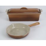 A Lecreuset No16 small frying pan, 16cm dia,