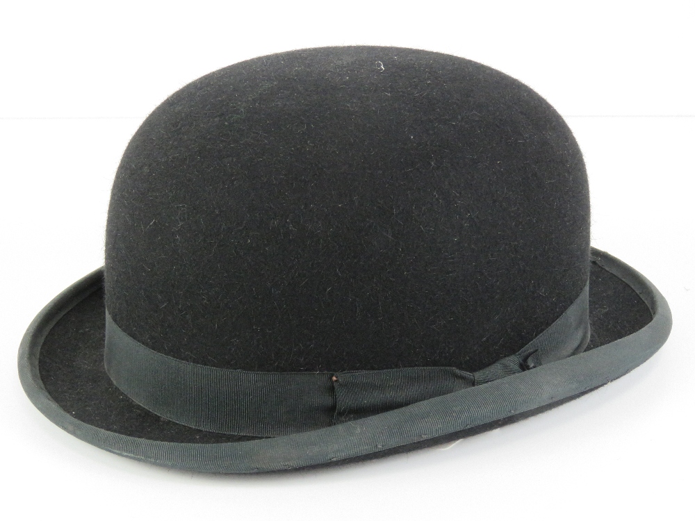 A Lock & Co London felt bowler hat, size 6 3/4. - Image 2 of 4