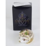 Royal Crown Derby Paperweight; a Signature Edition Goviers of Sidmouth 1211/1500 'Snowberry',