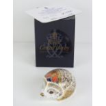 Royal Crown Derby Paperweight; a Signature Edition Goviers of Sidmouth 1211/1500 'Hawthorne',