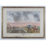 Watercolour; MRC Higgens MFH with the Tipperary Hounds cashel 1884, signed lower left Sam Wilmot,