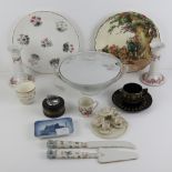 A quantity of assorted ceramics including Bavarian porcelain soup tureen,