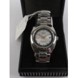 An Avia 2000 stainless steel wristwatch 'as new' with plastic film to case back,