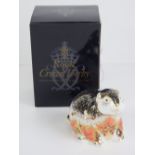 Royal Crown Derby Paperweight; a Limited Edition 2431/5000 Riverbank Beaver',