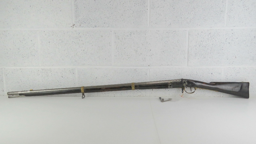 An obsolete calibre British gun barrel a - Image 2 of 8