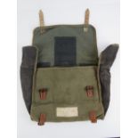 A WWII German carry bag for a horse gas