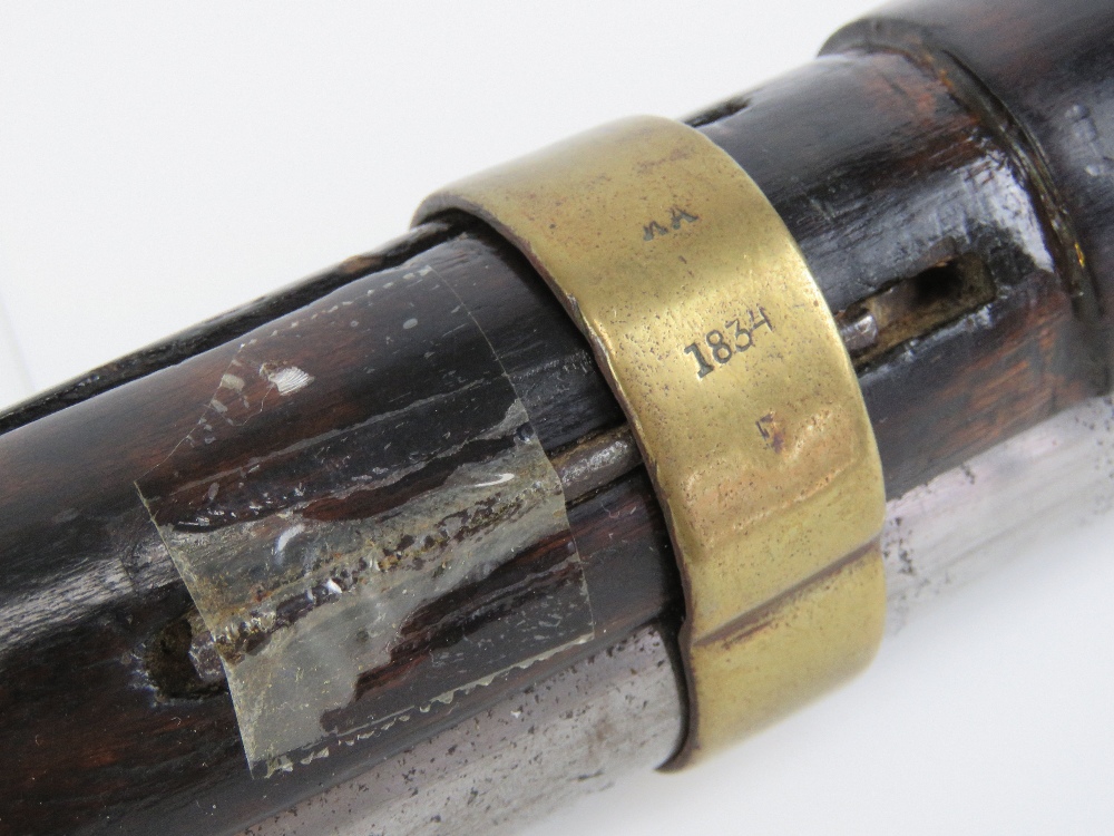 An obsolete calibre British gun barrel a - Image 6 of 8
