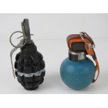 An inert L111 training grenade and an in