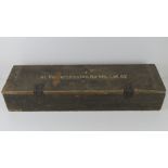 A WWII German MG42 Lafette spares box wi