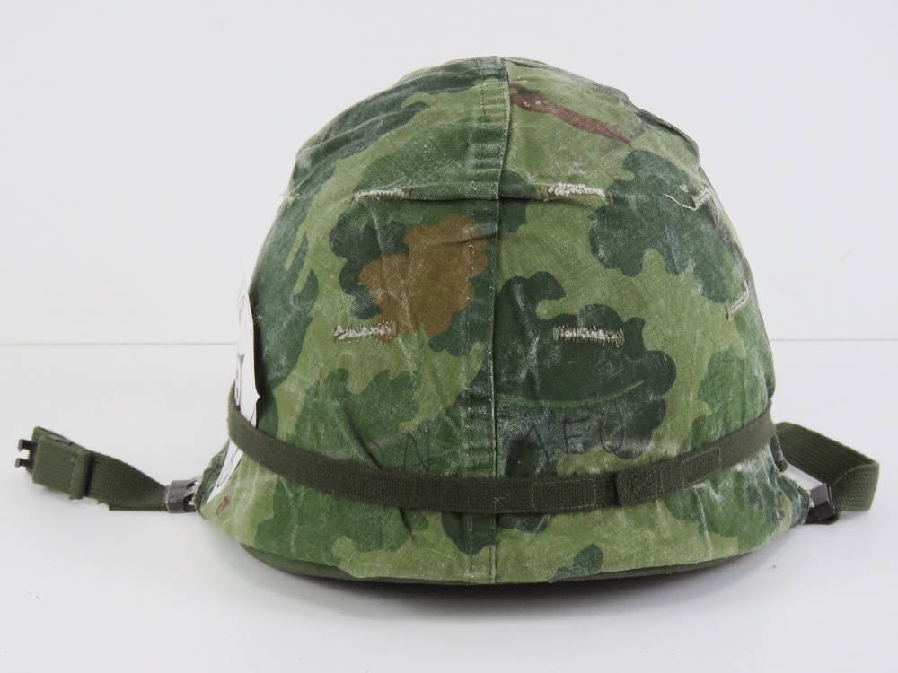 A US 5th Cavalry Vietnam era helmet with - Image 10 of 10