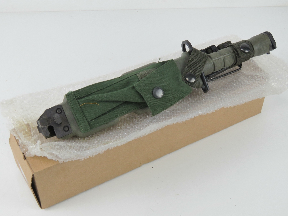 A Military Issue M9 bayonet For the M4 a