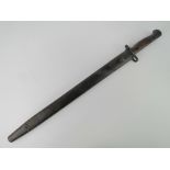 A 1907 pattern SMLE bayonet, dated July