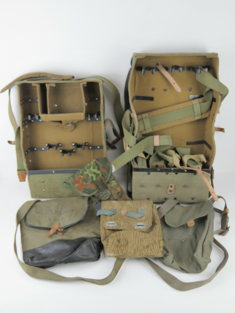 An RPG-7 grenade pouch, together with an