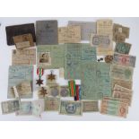 RAF WWII and later ephemera belonging to Peter E Jones (Ac1 Elect 2) 1414416 including