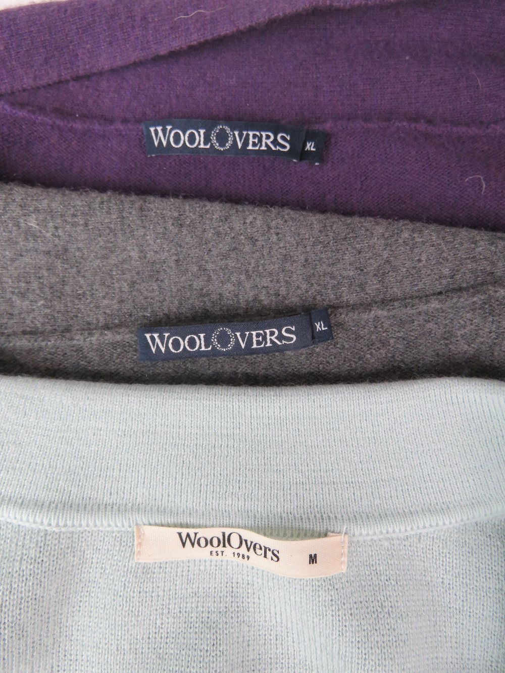 Woolovers cardigans, eight items being cotton and cashmere blends, some in need of de-bobbling. - Image 8 of 9