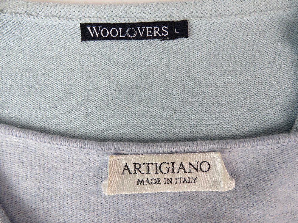 Woolovers cardigans, eight items being cotton and cashmere blends, some in need of de-bobbling. - Image 6 of 9