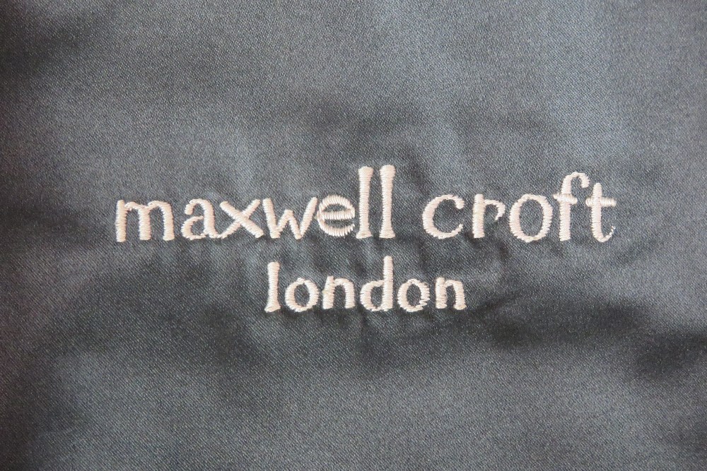 Maxwell Croft London; a vintage leather and fur ladies coat. - Image 2 of 5