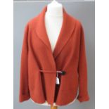 A 100% wool ladies loose fit jacket Oska, size 4 designed in Germany.