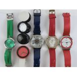 A quantity of assorted ladies fashion wristwatches including; Gossip, Citron, Breda, Womage, etc.