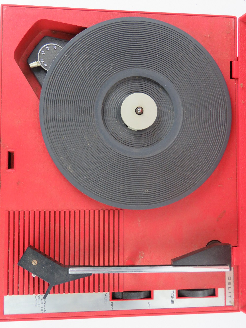 A Fidelity portable record player. - Image 2 of 4