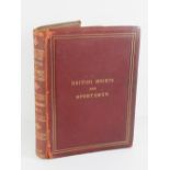 Book; British Sports and Sportsmen' leather, full bound,