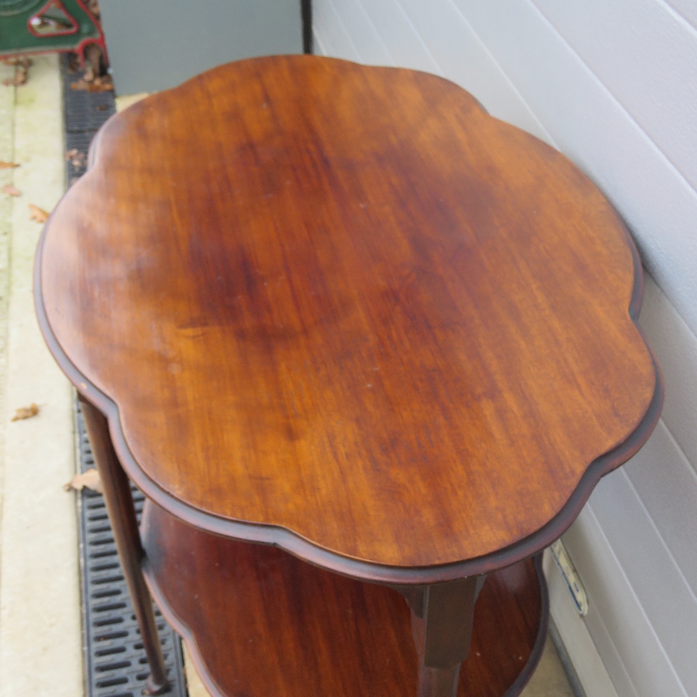 An Edwardian mahogany planter table. - Image 2 of 2