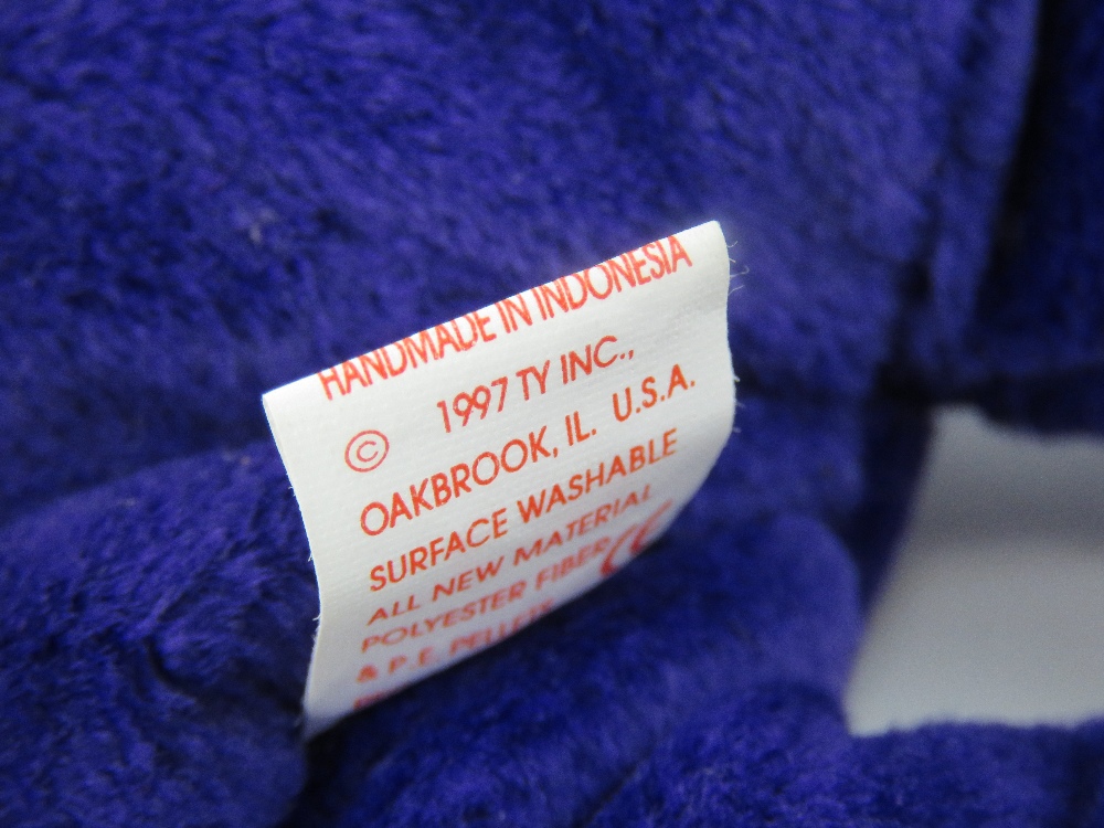 Ty Beanie Babies/Beanie Bears; a rare Indonesian made bear, Princess, no tag. - Image 4 of 6