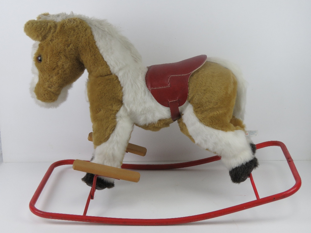 A rocking horse by Nylena having leatherette saddle and having been known as Sherbert for the past - Image 2 of 3