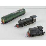 A Triang Hornby model railway locomotives being R150,