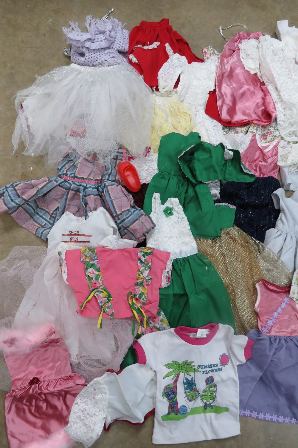 A large quantity of handmade dolls clothes for 'lifesize' doll. - Image 4 of 4